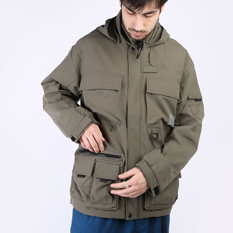 мужская зеленая куртка Carhartt WIP Elmwood Jacket I026022-moor - цена, описание, фото 3